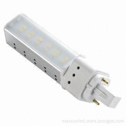 LED pl light bulb, G24, 10W, rotatable 350 degrees, replace 26W CFL, CE- and RoHS-approved